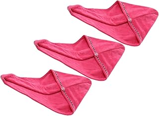 Beavorty 3 Pçs Toalha Para Cabelo Toalhas De Microfibra Para Cabelo Toalha De Microfibra Toalha Seca De Cabelo Microfibra Toucas De Secagem De Cabelo Longo De Secagem Rápida Turbante De