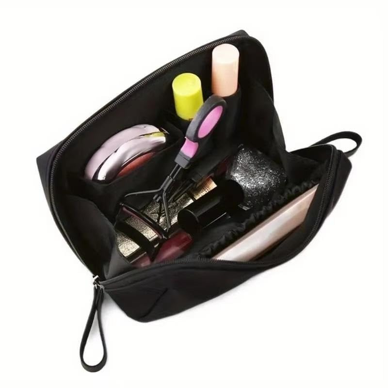 Neceser Maquillaje Bolsa de Maquillaje pequeña for Bolso, portátil, Impermeable, for cosméticos, Bolsa de Viaje for Maquillaje for Mujeres y niñas Viaje(Noir)