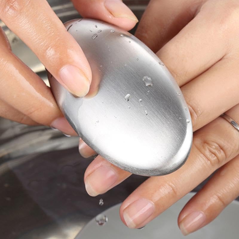 Dkian Stainless Steel Soap Odor Remover Hand Bar Kitchen Eliminating Smells Like Onion Garlic Fish And Other Strong Scents Magic Bar Soap-image-12