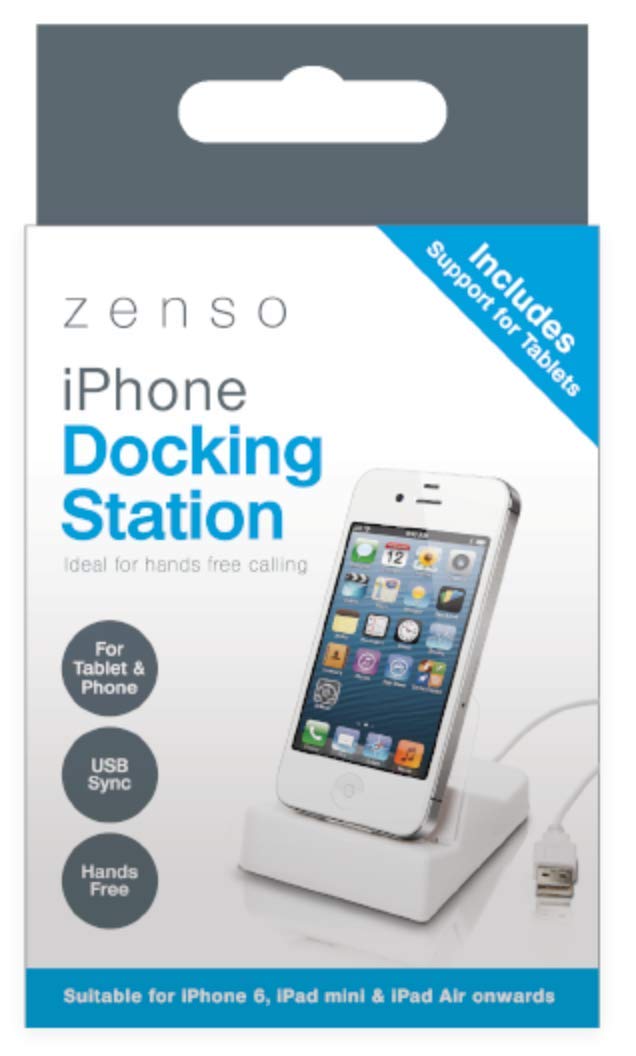 YBG Technologies™ Charge and Sync Desktop Dock, Lightning Connector Phone Charger Stand for iPhone XS Max, XS, XR, X, 8 Plus, 8, 7 Plus, 7, 6s, 6, 6 Plus, SE, 5, Airpods