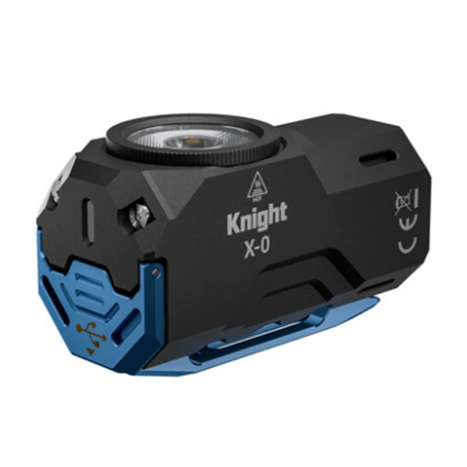 X0 ładowalna mini wodoodporna latarka, kieszonkowa latarka EDC 1100 lumenów, 7 trybów, mała latarka LED na kemping, wędrówki, poszukiwania, do codziennego użytku, aluminiowa czarna