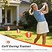 ULTIMATE Golf Swing Trainer, Heavy Warm Up Stick, Tempo Speed Flexibility Distance Balance Strength Training Aid, Right-Handed Ergonomic Golf Grip Trainer, Indoor & Outdoor Practice (Orange, 31.5”)