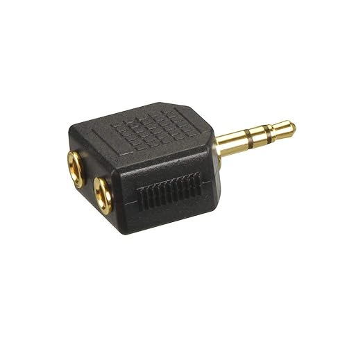 Miniatura 8 de VCE Paquete de 2 cables de audio estéreo en Y hembra de 0.138 in a 2 RCA macho con 2 unidades de 0.138 in macho a doble hembra de 18 pulgadas,