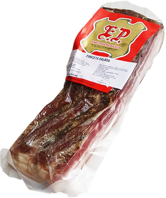 Panceta de Cerdo. Envasado al Vacío. Auténtica Panceta de León Casera baja en sal.
