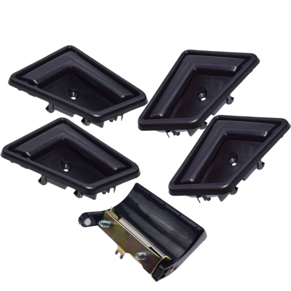 Acttvteym Onecolor Door Handle Set Compatible With Sidekick 1989-1998 1.6L 1.8L Black Interior Front Rear Left Right Trunk Tailgate