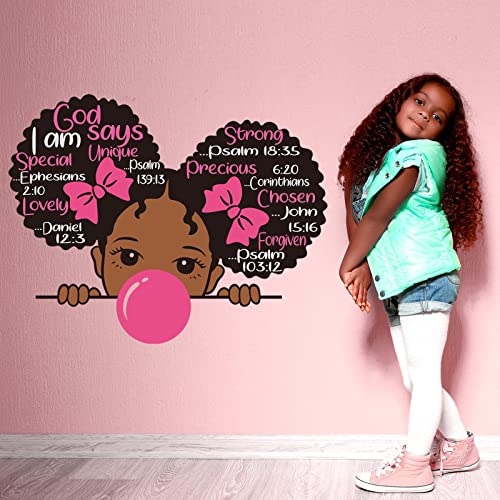 Vinilos Decorativos de Niña Afroamericana 2 Pzs miniatura 7