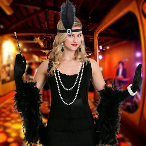 TYXHXTF 1920s Flapper Great Gatsby Accessories, 1920 Accessories, Roaring 20's Theme - Image 4