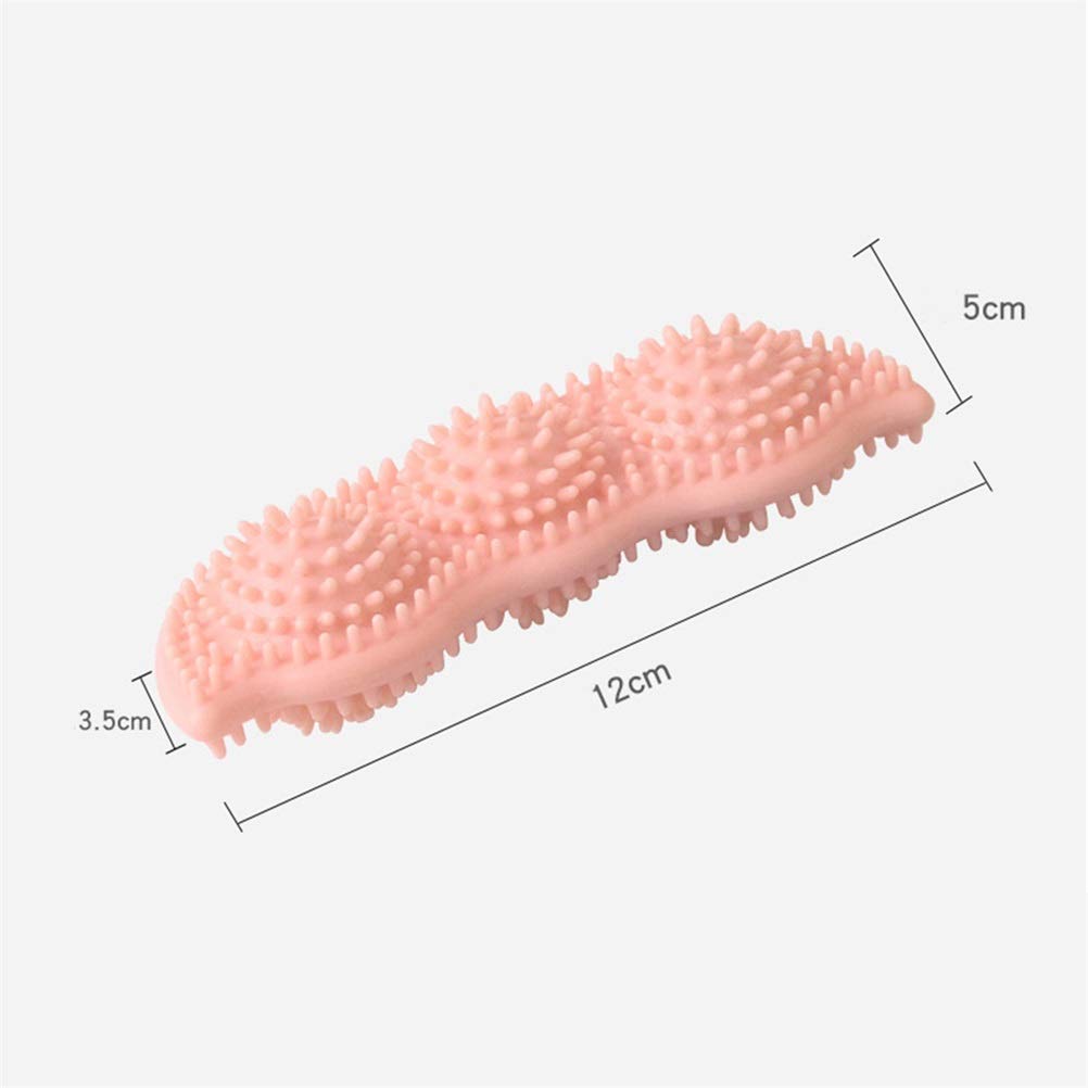 MU Pet Perro Jugue Pantalla Interactiva Bolas de Goma Interactivador Pet Perro Cat Puppy No Tóxico Juguetes de Juguetes de Maseo de Peluchos Masticos Juguetes de Mastico Limpieza de Limpieza de Limpi