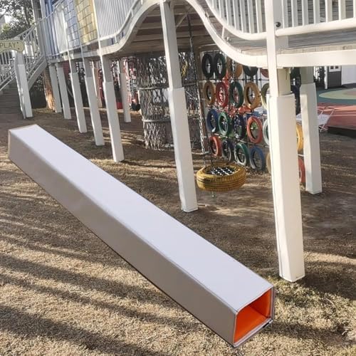 Exterior Column Wrap Padding for Basketball Hoops, Flat Square Cover, White 4ft 5ft 6ft - Durable Protective Post Padding for Outdoor Sports Safety