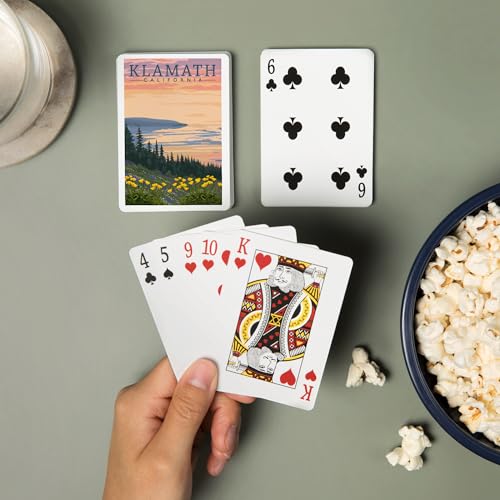 Lantern Press Klamath, California, Juego de 52 Cartas Poker miniatura 2