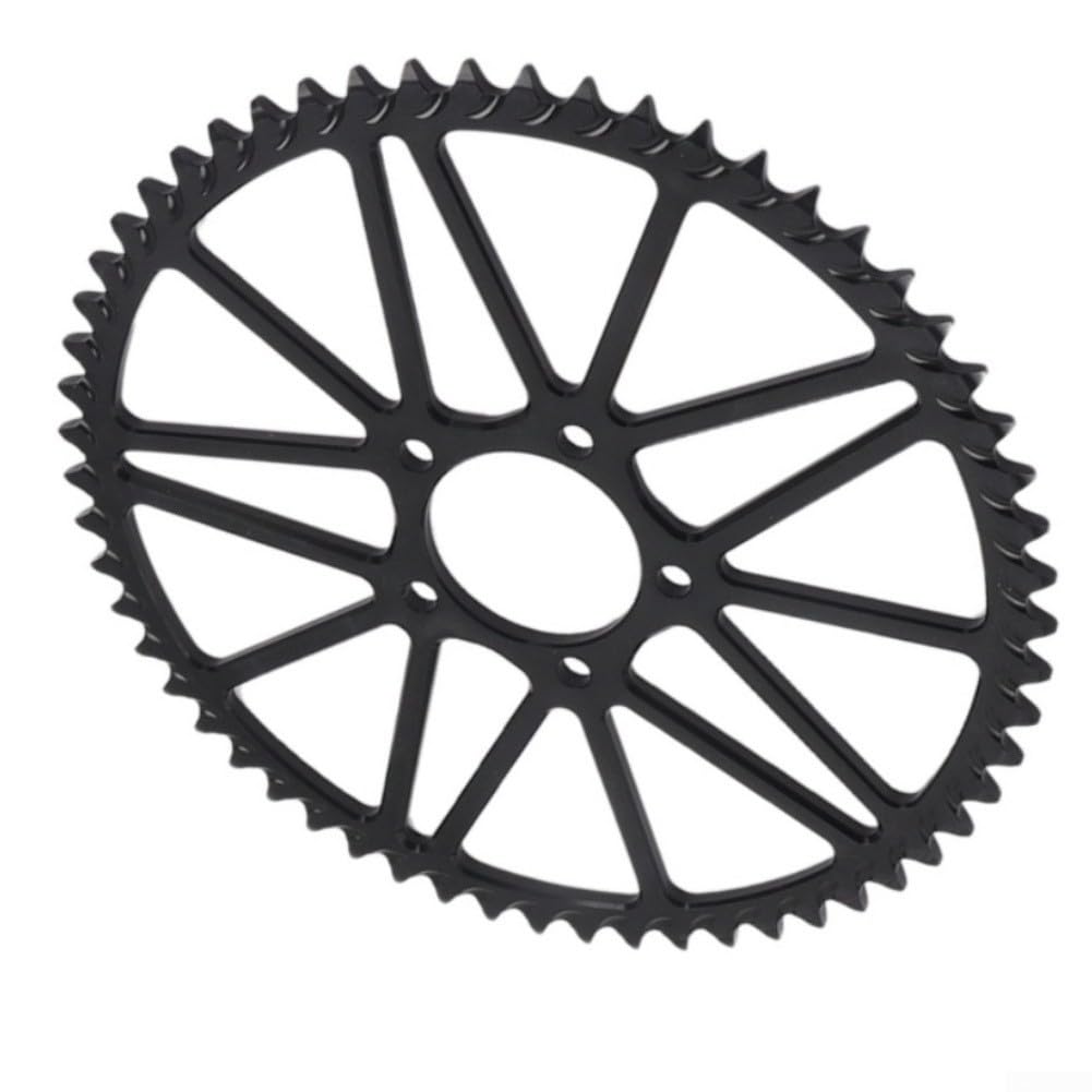 7075 Aluminio 58 dientes Piñón para E-Bike Cadena (negro)