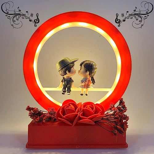 ELEGANT LIFESTYLE Musical Love Couple with Lights for Girlfriend Wife Birthday Gifts Friendship Day, Home Décor, Anniversary, Engagement, Wedding, Parties, Romantic Decorative Showpiece ELEGANT LIFESTYLE Musical Love Couple with Lights for Girlfriend Wife Birthday Gifts Friendship Day, Home Décor, Anniversary, Engagement, Wedding, Parties, Romantic Decorative Showpiece