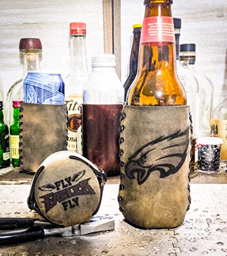 Generic Premium Leather Coozie With Personalization Custom Fit To Beer Cans Or Beer Bottles thumb #7