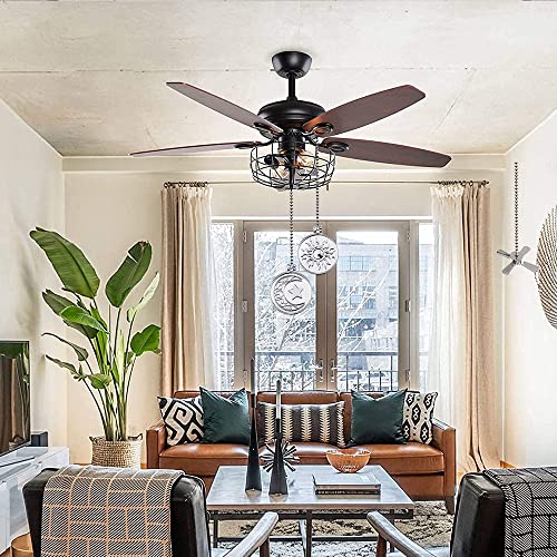 Image of Ceiling Fan Pull Chain Sun Moon Pattern,2 Pcs 12 Inch Beaded Ball Pull Chain Extender Decorative With Connector, Newst Style Fan Light Pendant Extension Decor,Silver