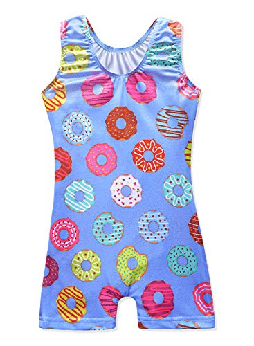 HOZIY Gymnastics Leotards for Girls Unicorn Aurora Rainbow Mermaid Dinosaur Cupcake Sparkle Biketard Toddlers Kids Children