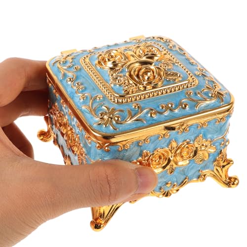 Boîte à bijoux émaillée FRCOLOR : stop aux colliers emmêlés sur votre table - 5