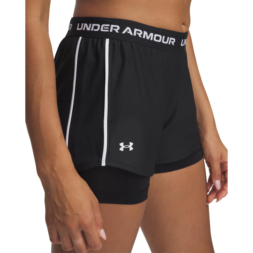 Under Armour Tech Play UP 2IN1 Shorts 0001 - Black Small