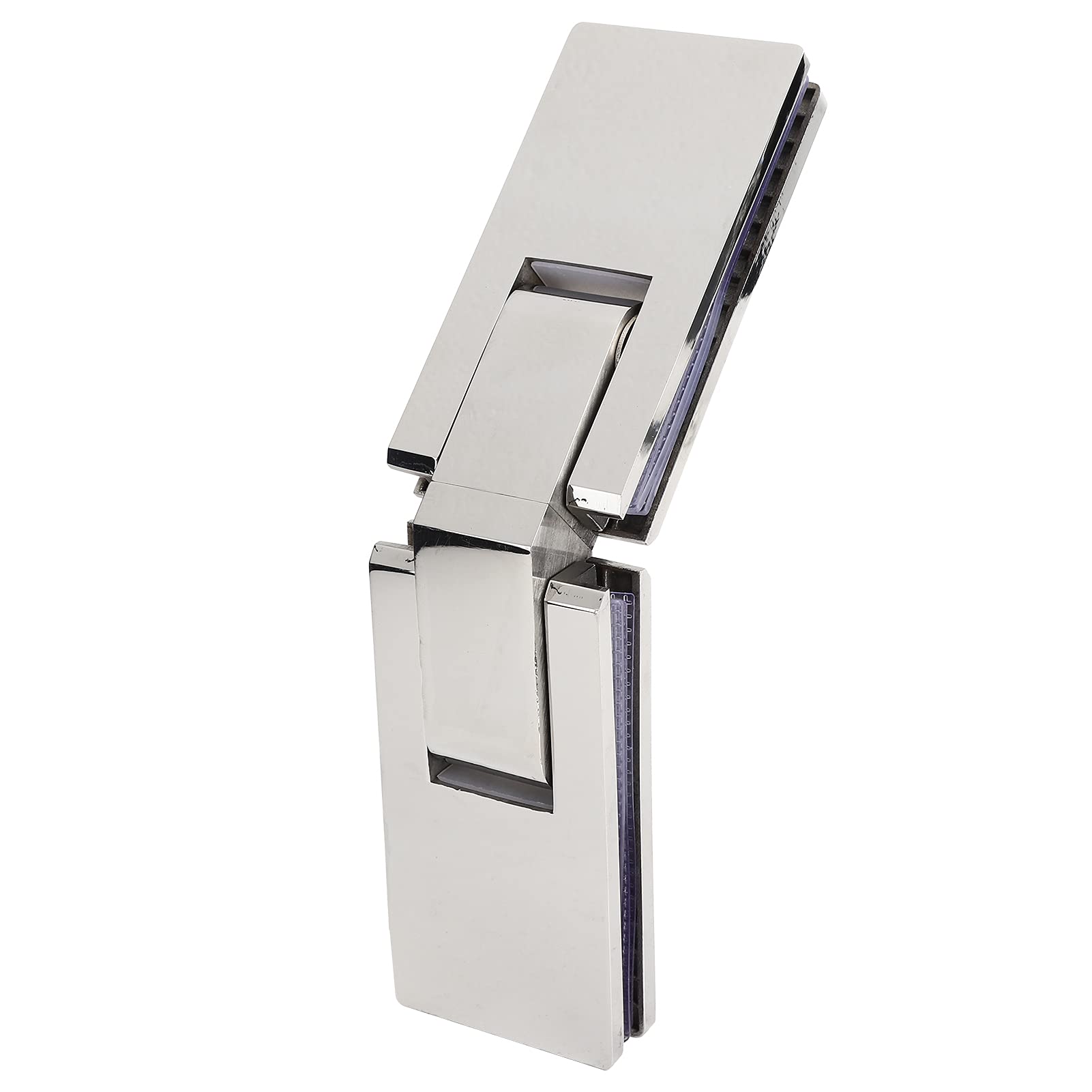 Zawias do drzwi szklanych, zacisk łazienkowy, Bathroom Clamp Clip,Glass Door Hinge,Pivot Hinges,Glass Shower Door Clip, Scratched-proof Heavy Duty 135 Degree Shower Room Hinges Firm