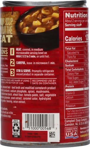 Image of Campbell's Chunky Soup, Steak And Potato Soup, 18.8 Ounce Can (Pack of 3)