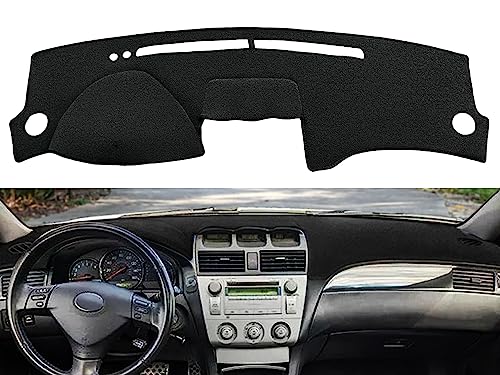 Dash Cover Mat Custom Fit For Toyota Solara 2004 2005 2006 2007 2008 With Cutout For Climate Sensor And Light Sensor, Dashboard Pad Carpet Protector (Black) F90 #TOP1