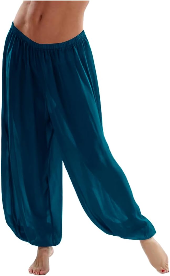 Indian Trendy 39" Chiffon Harem Yoga Pants Trousers Aladdin Pantalons Jenie Hippie Boho