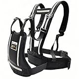 [ZAWELLDA] タンデムバイク、タンデムベルト 子供 バイク、電気自動車、自転車、子供乗せ、転倒防止、居眠り防止、肩の安全補助ベルト ツーリング ワンタ 調節可能な 肩のセーフティ ベルト リュック バイク 二人乗り タンデムベルト長さ調節可能 グリップと反射板付き