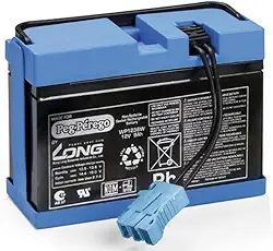 Bateria 12V/9AH Para Carro Elétrico Infantil Orginal Pég Perego Burigotto (Azul/Preta)