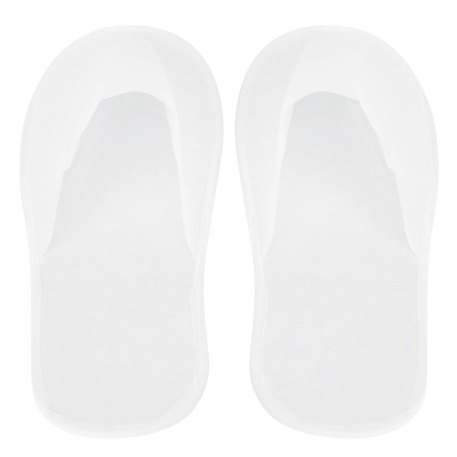 100 paia di pantofole usa e getta, unisex, con punta chiusa, taglia unica, per spa, vacanze, feste, ospiti, hotel e viaggi