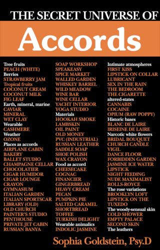 The Secret Universe of Accords: The Complete Volume of Over 1459 Scent Accord Recipes, Emotional Impressions, and Re-Creation Formulas