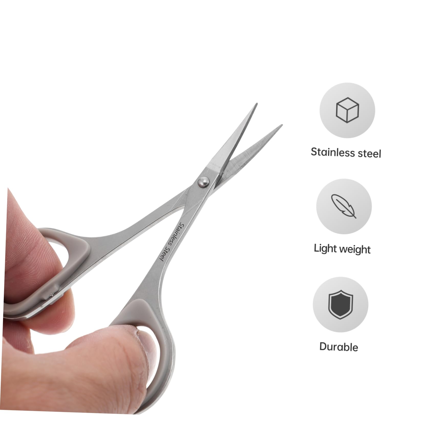 Healeved 6stücke Teiliges Set Rostfreien Schönheitsscheren Eyebrow Trimmer Bartschneider Und Haarschneider Für Präzises Trimmen Von Augenbrauen Und Nasenhaaren