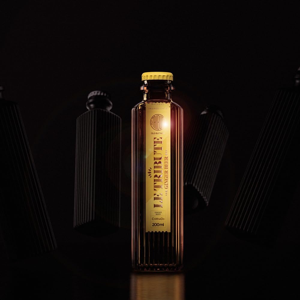 FRESH LE TRIBUTE GIN Ginger Beer 24 x 200 ml natürliche Zutaten Quellwasser