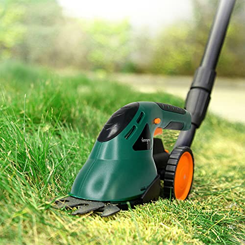 NING Accu-grastrimmer, accu-grastrimmer en tuinschaar, 1500 mAh, grasmaaier, 7,2 V - Afbeelding 6