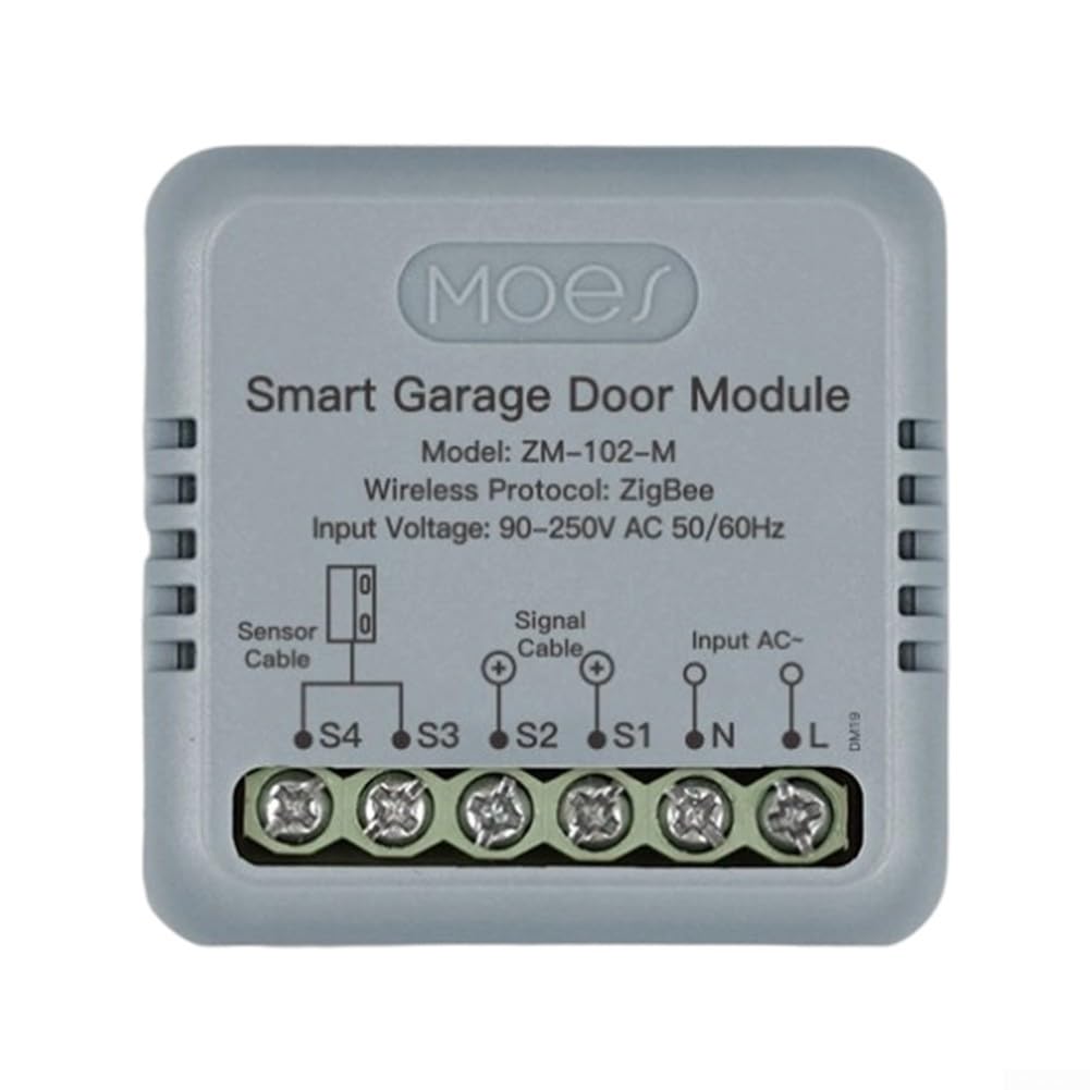 Ouvre-Porte de Garage Connecté Wi-FI, pour Smart Home Switch pour ZigBee pour Alexa pour Tuya, Smart Switch App Minuteur Commutateurs vocaux on/Off