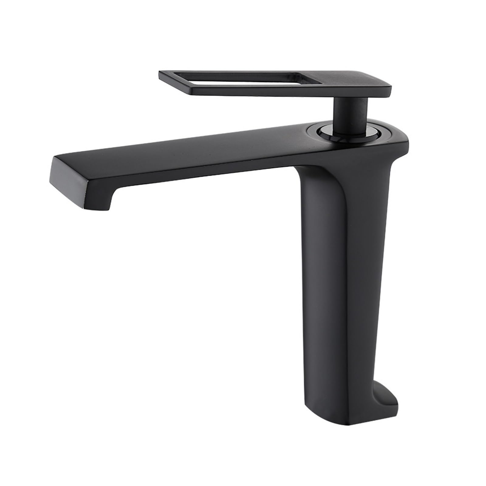 Robinet de lavabo noir chaud et froid mitigeur de salle de bains noir mat