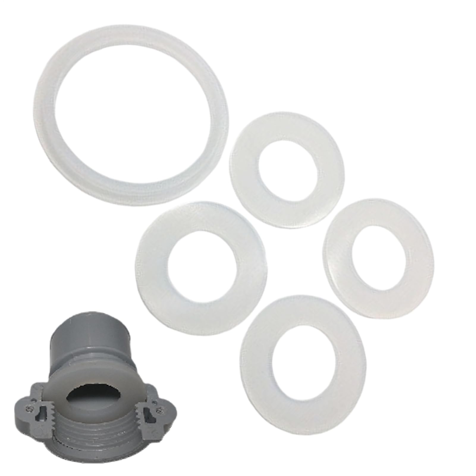 Connector Seal Gasket Washers, 5-pieces Hot Tub Air Pump Replacement Washers, Leak-proof Connector Seal Fittings Replacement for Spa Ground Pools Hot Tub