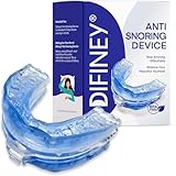 Difiney Anti Snoring Device: FDA-Cleared Anti Snoring Mouthpiece Mouth Guard - Effective Anti Snore Solution for Men and Women to Reclaim Peaceful Sleep (Blue)