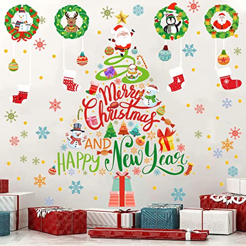 TOARTI Sticker mural 3D bonhomme de neige Cover