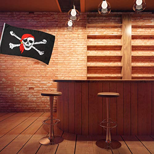 Bandeira de pirata Cabilock Jolly Roger Pirata Jack Capitão Crânio Banner Bandeira de Jardim Espada