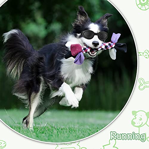 4 Pairs Dog Goggles Doggie Goggles Adjustable Pet Sunglasses UV Resistant Windproof Snowproof Doggy Glasses for Pet Cat… - Image 7