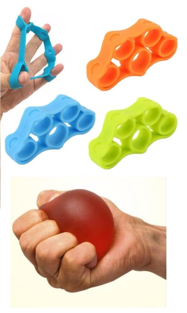 serveuttam ® Finger Exercise Stress Reliever Ball - Hand Exercise Physiotherapy Gel Ball for Exercise Best for Anger Control (Gell ball with Finger Exerciser) (B0D8WBJYYY) Amazon Price History, Amazon Price Tracker