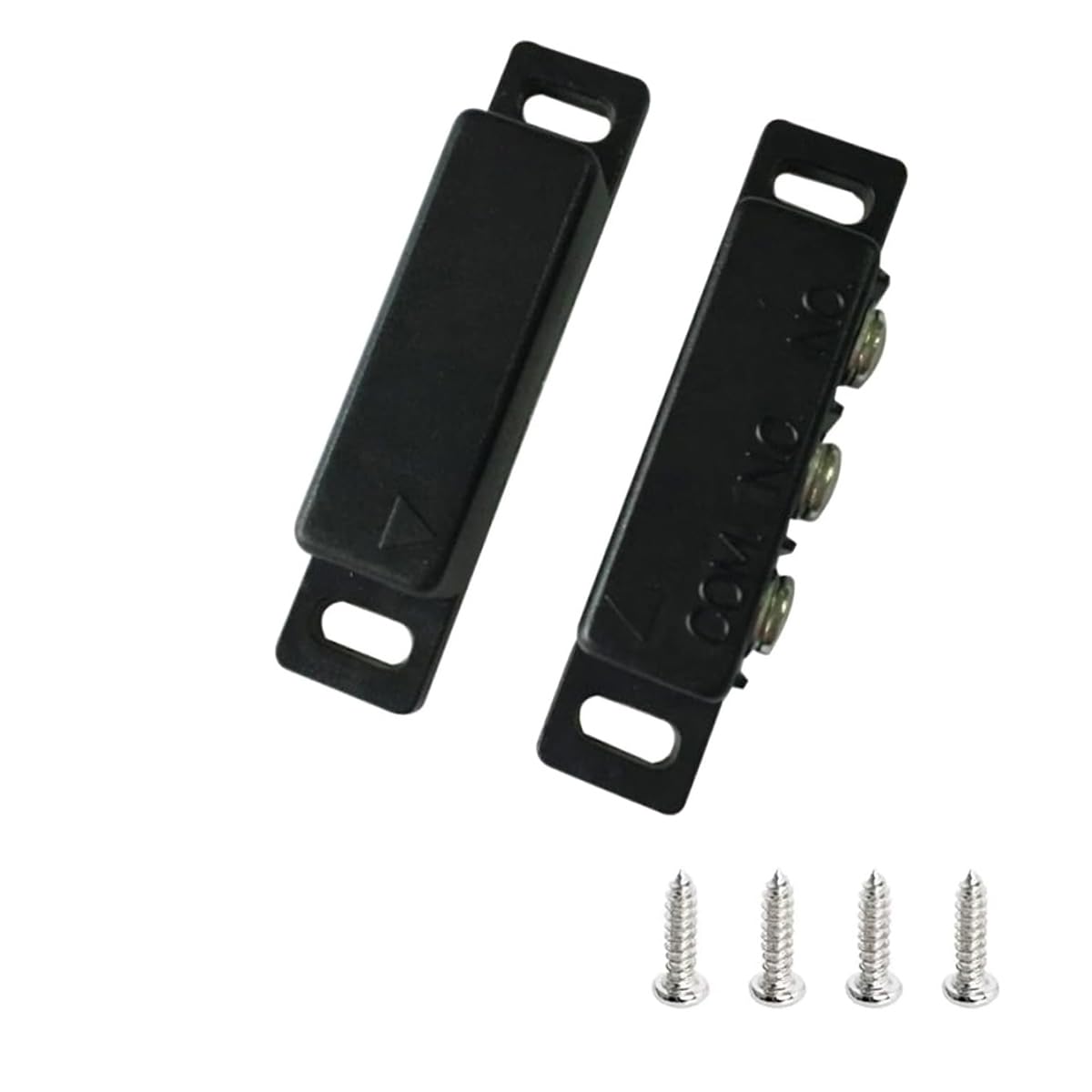 MC-31B NC/NO Interruptor magnético de lengüeta para montaje en superficie, alarma de puerta magnética, sensor de contacto, para seguridad en el hogar y sistemas de alarma antirrobo, juegos de 10,