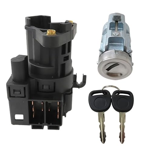 12458191, 12533953 Cilindro de bloqueo con llaves e interruptor de encendido compatible con Oldsmobile Alero GLS Sedan 2001 4 puertas 2.4L 2392CC