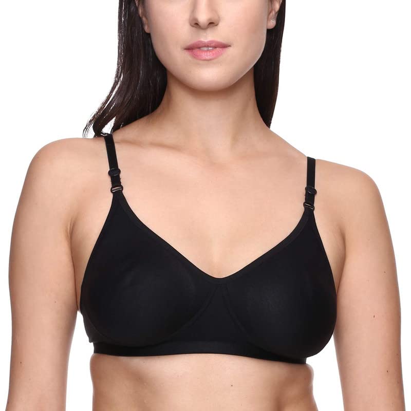 SCTC100% Cotton Girls/Women's Everyday Wire Free (Non Wire) Non Padded B-Cup Seamless | T-Shirt | Full Coverage Bra Pack of 1 Color:: (May be Vary)