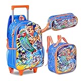 Kit Mochila Infantil Doguinhos Cachorro Pet Lancheira Estojo