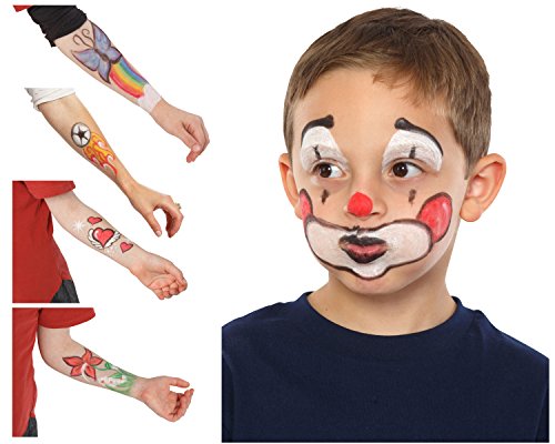 Dress Up America Face Paint Kit - Face And Body Paint Crayons - 6 Piece Set Halloween Makeup For Kids And Adults #TOP6