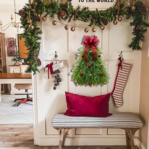 Kysryye 97A Handmade Christmas Tree Wreath For Front Door thumb #2