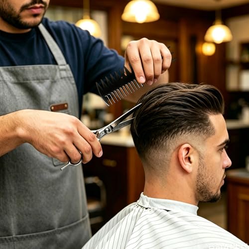 Set de 3 Peines para Estilizar Cabello para Hombre Negro miniatura 6