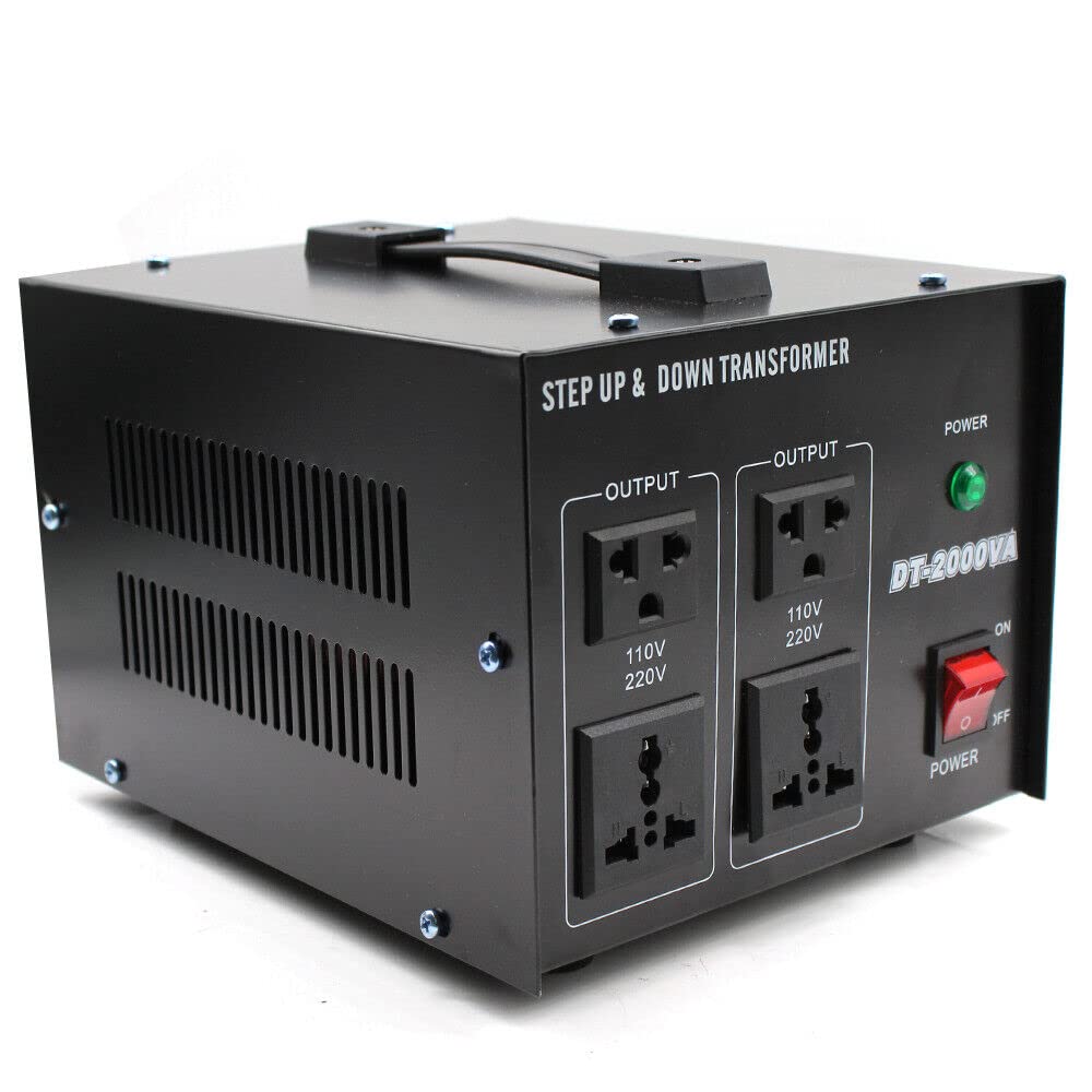 Trasformatore convertitore di tensione 220V-110V convertitore elevatore/abbassatore 2000W discendente