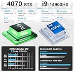 Thunderobot Zero 16 i9 RTX 4070 Gaming Laptop, 16" WQXGA 240Hz 2.5K Display, 14th Gen Intel Core i9-14900HX, GeForce RTX 4070, 64GB DDR5 RAM, 4TB SSD, RGB Backlit KB, Wi-Fi 6, Win 11 Home, White - Image 2