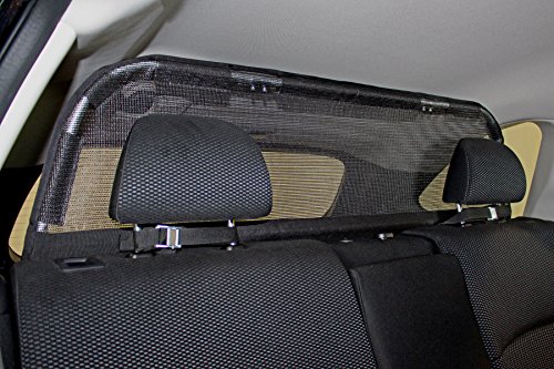 Bushwhacker Cargo Area Dog Barrier for CUV & Mid-Sized SUV 46" Wide Hatchback Pet Divider Crossover Vehicle Car Net Mesh Travel Back Seat Barricade Partition Gate Restraint Fence Trunk Shield - Image 3